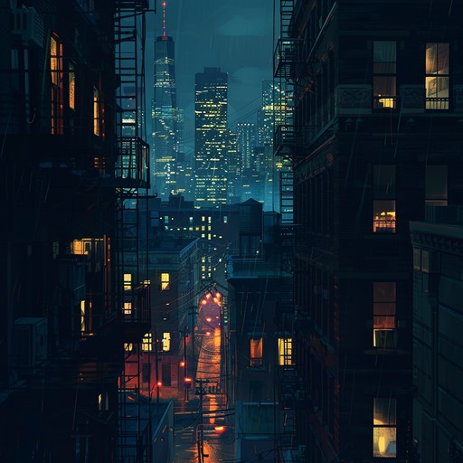 A captivating track featuring smooth jazz grooves blended with house rhythms, evoking a sense of urban melancholy and yearning. The piano leads with emotive chords, supported by a steady house beat and subtle saxophone melodies. This piece paints an atmospheric picture of a longing love story set against the city at night.