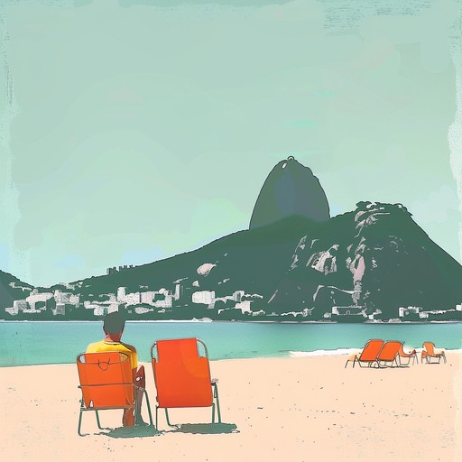 This smooth instrumental bossa nova song features a mellow acoustic guitar melody accompanied by soft percussion and a gentle bass line. The relaxed tempo and warm, inviting harmonies transport the listener to a tranquil seaside cafe in rio de janeiro. With its effortless charm and subtle jazz influences, this tune is perfect for unwinding after a long day or setting a romantic mood.