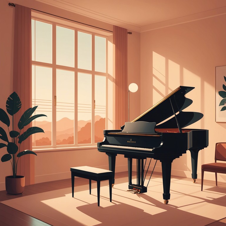 Gentle piano melodies create an enveloping atmosphere of deep introspection and peace, perfectly suited for quiet evenings or personal reflection. The soft dynamics enhance the feeling of being alone but connected to a deeper understanding of oneself through the universal language of music.