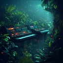 hopeful lush jungle with futuristic synth textures and rhythms