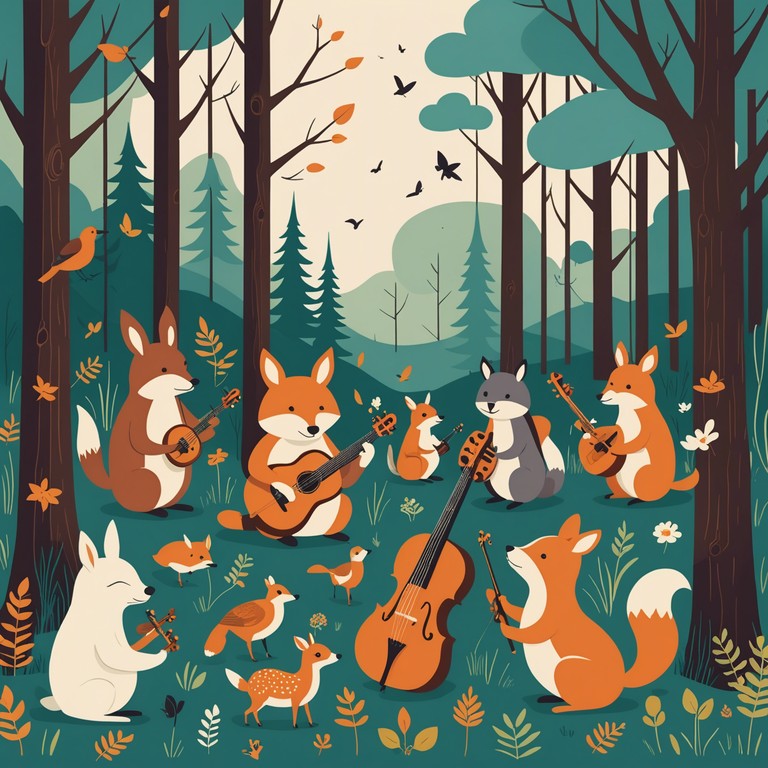 A dynamic fusion of banjo driven folk tunes and invigorating groovy beats that conjure images of frolicking through enchanted woods. Each note carries the essence of folklore and modernity, pieced together to form a captivating musical journey.