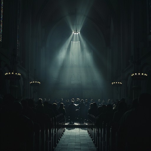 An instrumental piece that blends the suspense of a thriller with the uplifting power of gospel. Begins quietly, building ominous tension with deep organ tones and hollow percussion, then transitions into a powerful and uplifting gospel choir. Tension turns into hopefulness, creating an emotional journey from darkness to light.