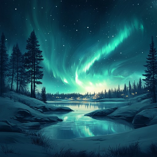 A vibrant and lively suomipop track that captures the excitement of dancing beneath the aurora borealis. Immersive synth melodies and pulsating rhythms create a captivating auditory experience