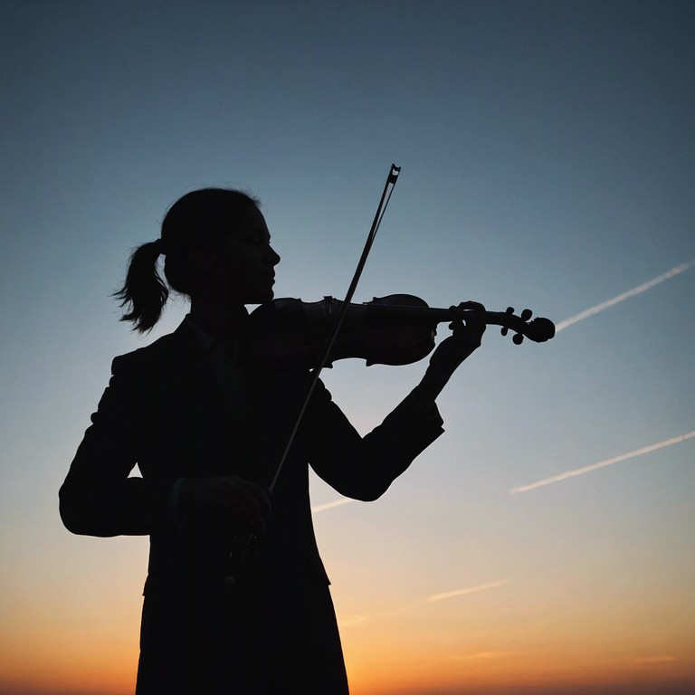 A symphonic masterpiece that uses the dynamic range of violins to evoke the feelings of new opportunities and the breaking dawn of a hopeful day. Using subtle crescendos and delicate melodies, the piece progresses like the gentle rise of the sun, promising a fresh start.