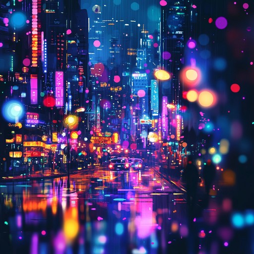 A high energy dream pop instrumental that combines ethereal synth layers with driving guitar rhythms to create a vibrant and uplifting soundscape reminiscent of neon lit city nights