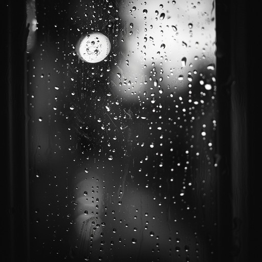 **imagine sitting by a rain-streaked window, the world outside a blur of wet colors, as gentle piano notes mimic the soft, rhythmic patter of raindrops. Each note captures the somber beauty of a rainy day, introspective and quietly moving.**