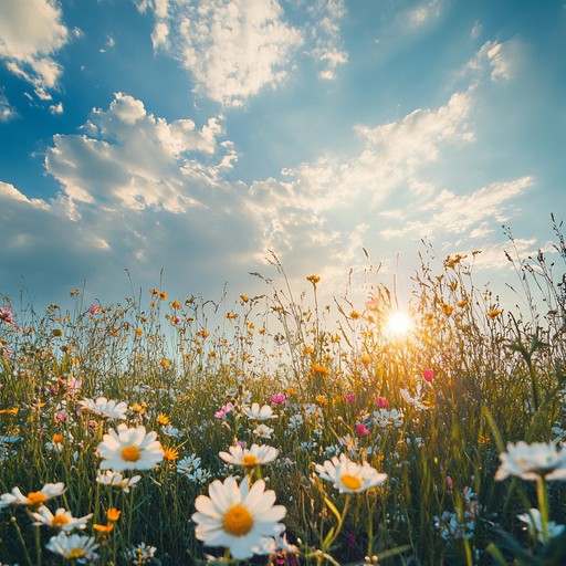 This instrumental symphonic piece evokes the feeling of running through sunlit meadows, capturing the essence of joy and freedom in nature. The orchestration builds with lively strings and cheerful woodwinds, painting a vivid picture of a bright, happy day.