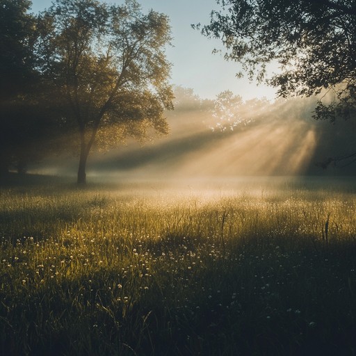 An ethereal instrumental opera piece, weaving gentle harp melodies to inspire tranquility and relaxation.