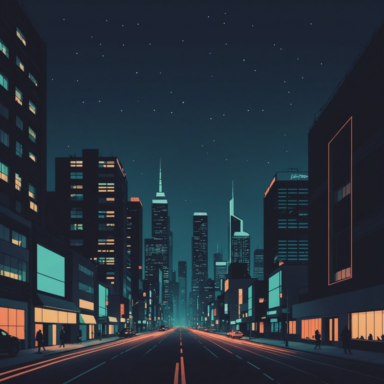 This track captures the essence of a bustling city at midnight, blending pulsing beats with atmospheric synths to evoke the neon-lit energy of urban nightlife.