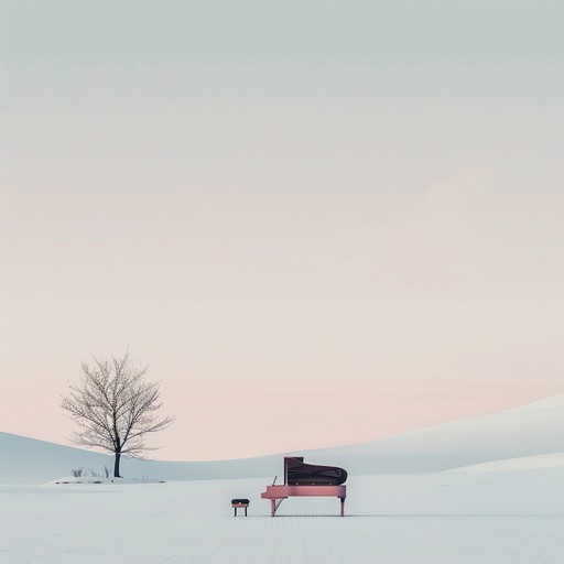 A heart wrenching instrumental opera piece evoking loneliness and longing. Sparse piano notes resonate through a vast, empty soundscape, painting a picture of cold winter nights and haunting memories of lost love. Every note carries the weight of solitude, making listeners feel the silent heartbreak of winter's chill.