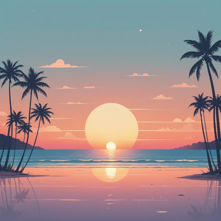 Imagine a musical piece that encapsulates the feeling of watching a stunning sunset. This track combines subtle beats with mellow melodies to create an enveloping atmosphere of relaxation and introspection. It's perfect for unwinding after a long day or for reflective moments in solitude.