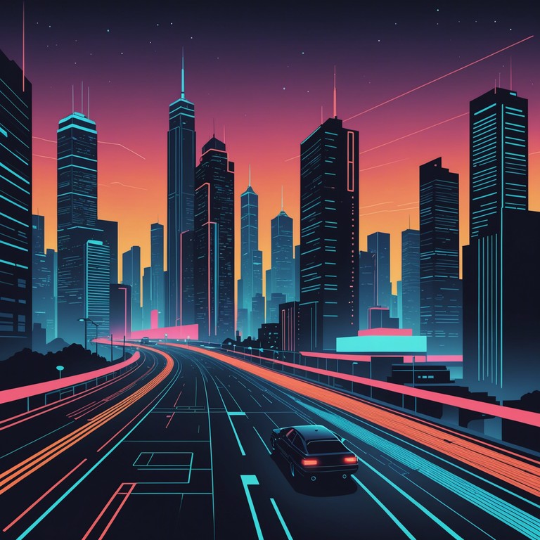 Immerse in a soundscape where vibrant beats and melodic synths capture the essence of a futuristic city bathed in neon. Radiant energy pulses through smooth, hopeful rhythms as the music narrates a tale of technological harmony and urban utopia.