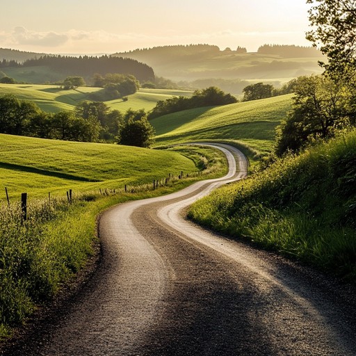 Feel the wind in your hair as you embark on an invigorating journey through lush landscapes and winding roads. This instrumental piece combines toe tapping rhythms, plucky strings, and heartfelt melodies, all underscored by the twang of a banjo. Perfect for capturing the essence of freedom and exploration.