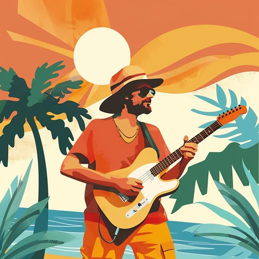 This upbeat bossa nova piece combines spirited guitar strings and rhythmic percussion, transporting listeners to a lively tropical island. The bright and joyful notes make it perfect for sunshine infused days and fun gatherings by the shore.