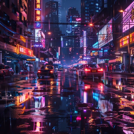 Capturing the essence of urban exploration mingled with nostalgic reflections, this track utilizes the gritty, echoing sounds of classic phonk complemented by smooth, ethereal vaporwave influences. The driving beats mirror a late night cruise through shimmering cityscapes, where memories flicker like streetlights on wet asphalt.