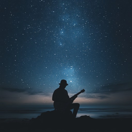 An instrumental rumba featuring evocative guitar melodies that conjure images of silent whispers and secret encounters beneath a canopy of stars along the mediterranean coast.