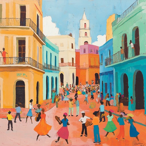 Let the afro cuban rhythms of this instrumental track take you to a bustling havana street at sunset. With energetic bongos and a soulful guitar, it captures the essence of joy and celebration.