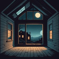 eerie melody in the silent dark