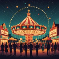 enigmatic tunes play under twinkling festival lights