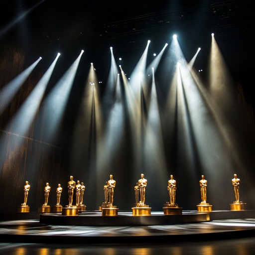 Tailored for the moments of victory at award shows, this piece enhances the feeling of success and grandeur with a rich orchestral arrangement that feels both timeless and enthralling. The depth of strings, combined with brass highlights, orchestrates an atmosphere of undeniable achievement. Tailored for the moments of victory at award shows, this piece enhances the feeling of success and grandeur with a rich orchestral arrangement that feels both timeless and enthralling. The depth of strings, combined with brass highlights, orchestrates an atmosphere of undeniable achievement.