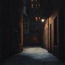a haunting urban folk instrumental echoing through deserted city alleys