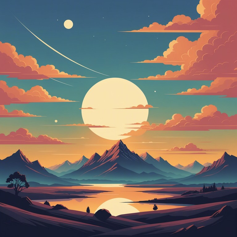 This composition encapsulates the vast, emotional surge felt during epic adventures and larger than life cinematic experiences. The tracks are infused with soaring strings and triumphant brass sections that build up to climactic, awe inspiring moments, designed to accompany scenes of vast landscapes and heroic endeavors.