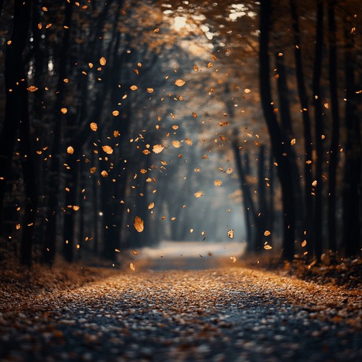 An ethereal journey that combines the serene melodies of autumn with experimental rock elements. Subtle guitar riffs intertwine with atmospheric synths to create a canvas of calm, reflective moments. This tranquil soundscape invokes the crisp air and falling leaves, a backdrop for introspection and peaceful reverie.