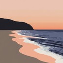 an instrumental soft rock piece evoking serene evening reflections.