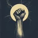 powerful guitar riffs symbolize strength and unity.