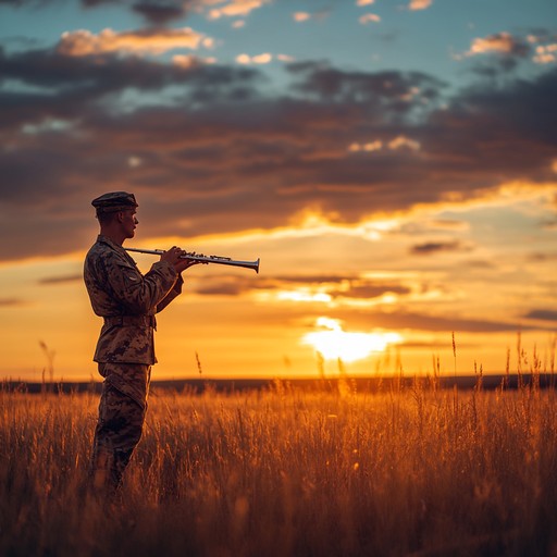 This instrumental track provides a calm and serene atmosphere, reflecting on peaceful moments after battles, with gentle flute melodies creating an imagery of tranquility and victory