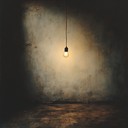 a dark, lo fi instrumental blending eerie synths and beats