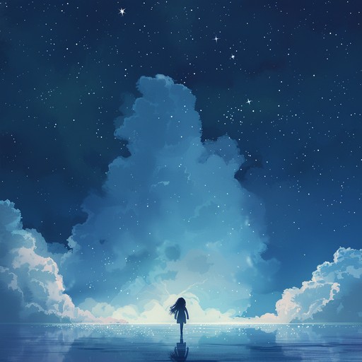 A soft, melodic piece that creates a harmony reminiscent of a silent night under a starlit sky, evoking emotions of peace, nostalgia, and self reflection. Perfect for scenes of solitude or important character development in an anime.