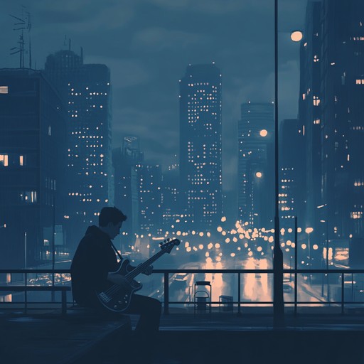 A mellow funk track with melancholic tones, featuring smooth bass lines, rhythmic guitar riffs, and soulful horn sections. This instrumental evokes a sense of nostalgia and longing, perfect for contemplative moments.
