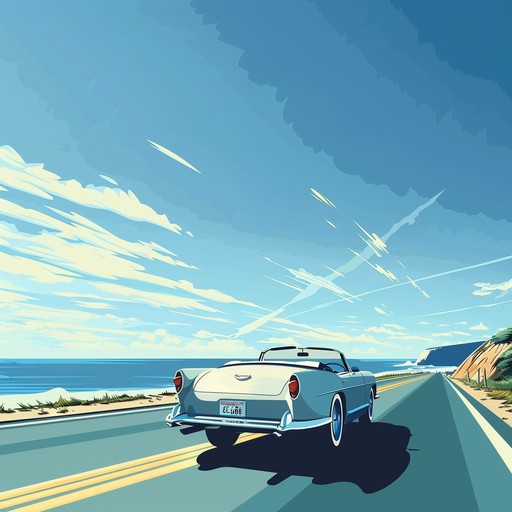 An energetic instrumental track with a driving rhythm and uplifting melody, evoking the feeling of driving through sunlit roads on a carefree summer day. The electric guitar shines throughout, delivering catchy riffs, while the steady bass and drums keep the energy high. This song encapsulates the essence of freedom and joy, perfect for road trips and adventures.