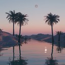 gentle melodies echoing across vast sahara desert serenity