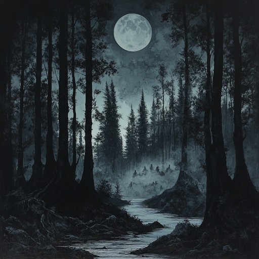 The composition intertwines mystical sounds with dark folk elements, capturing the haunting essence of ancient ceremonies in a night shrouded forest. The acoustic blend brings forth an enchanting and eerie atmosphere, leaving the listener spellbound