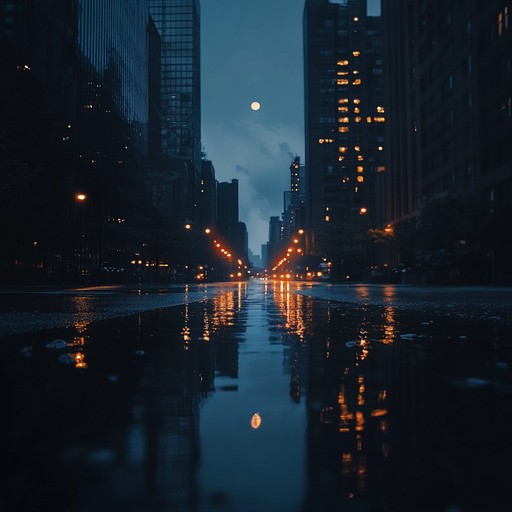 An instrumental hip hop piece melding smooth rhythms with ambient tones to inspire deep reflection under the glow of city lights.