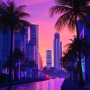 adventurous 80s synth rhythms in a tropical jungle setting