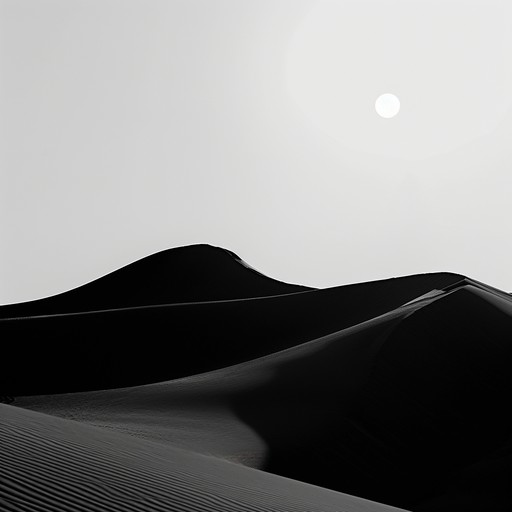 A thrilling journey through a sun scorched desert, blending eclectic elements of traditional middle eastern percussion with modern electronic synths. The music dynamically shifts between intense, fast paced beats and eerie, atmospheric interludes, evoking a tense cat and mouse chase under the relentless desert sun.