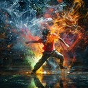 an upbeat and lively track to get people moving on the dancefloor