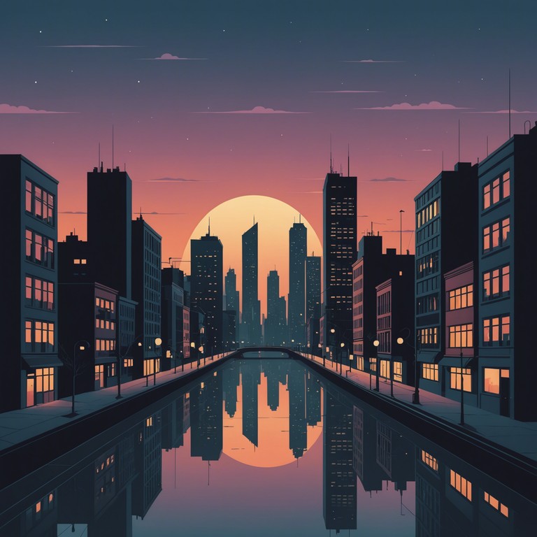 The alternative version, city shadows fall, encapsulates the duality of shadow and light in urban environments, featuring a deeper emphasis on bass and a more subdued approach to the electric violin's melodies. It portrays the quieter moments of night where thoughts wander freely amongst the city lights.