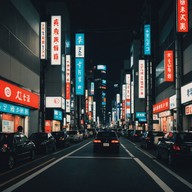 neon urban dreamscape