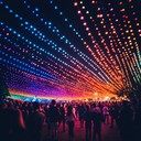 an energetic fusion of festive tunes and trance rhythms