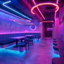 jazz rhythms meet neon cityscape creating soulful futuristic vibes