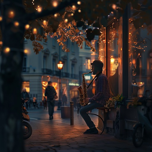 This relaxing instrumental blends reflective melodies with smooth swing rhythms, perfect for a chill evening atmosphere.
