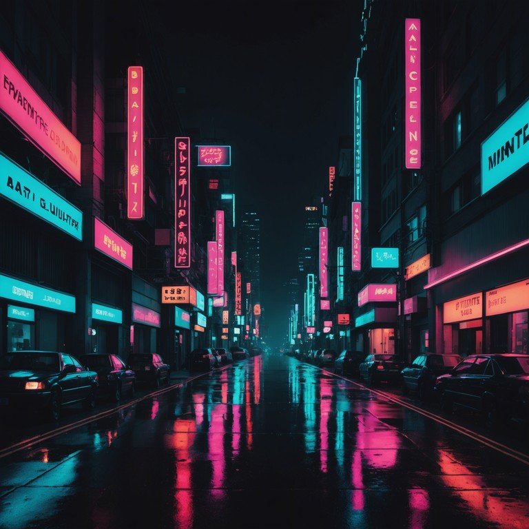 This track embodies the electrifying sensation of a sultry night drenched in neon lights, ideal for a relaxed yet seductive ambiance. Soft synth pads layer with a steady pulsing beat to create an atmosphere filled with anticipation and allure.