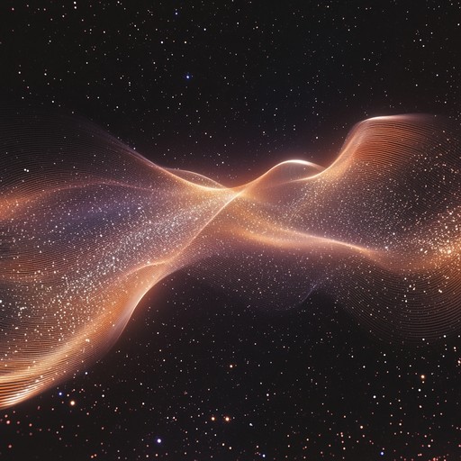 An instrumental piece that evokes receiving enigmatic messages from the depths of space, blending haunting theremin melodies with ambient textures to create cosmic wonder and mystery.