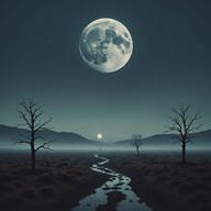 soft shadows dance with ethereal sound waves