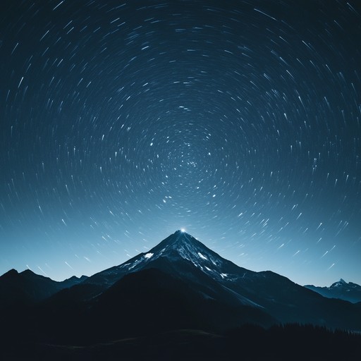 A serene instrumental track where gentle metal riffs intertwine with ambient textures to create an immersive soundscape that transports the listener beyond the stars