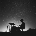 energetic beats under starlit skies